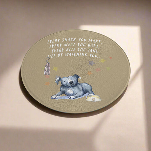 Staffordshire Bull Terrier Grey Trivet